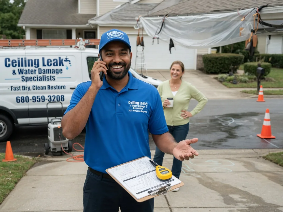 Ceiling Leak Cleanup West Lebanon, PA FAQs